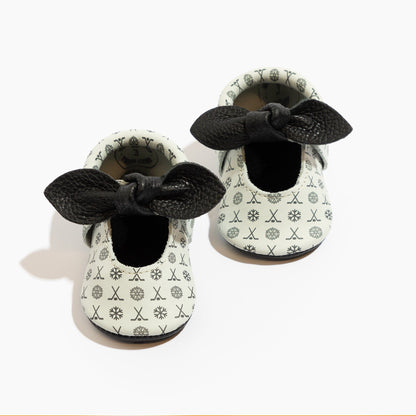 Power Play Knotted Bow Baby Shoe - Norani Baby