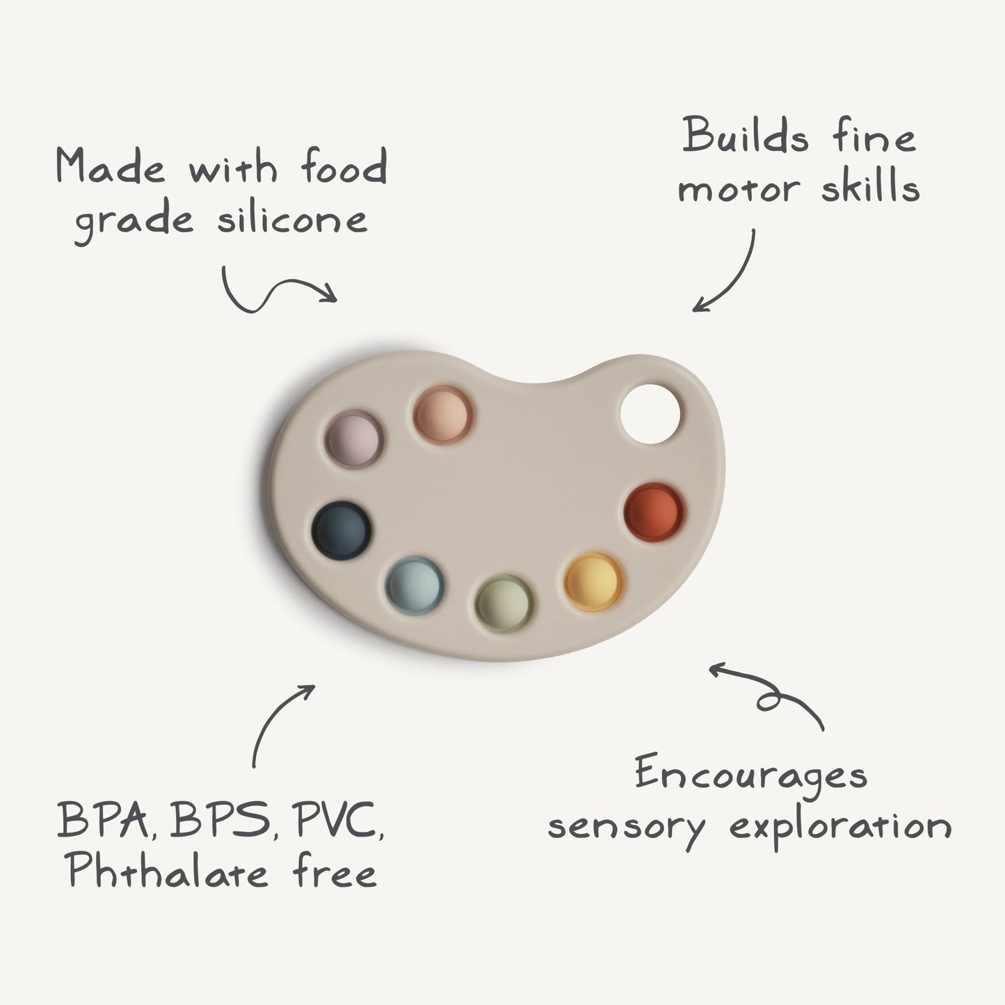 Paint Palette Press Toy - Norani Baby