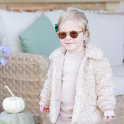 Cocoa Cloud Keyhole I Amber Lenses