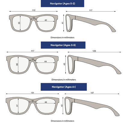 Silver Shimmer Navigator | Smoke Lenses - Norani Baby