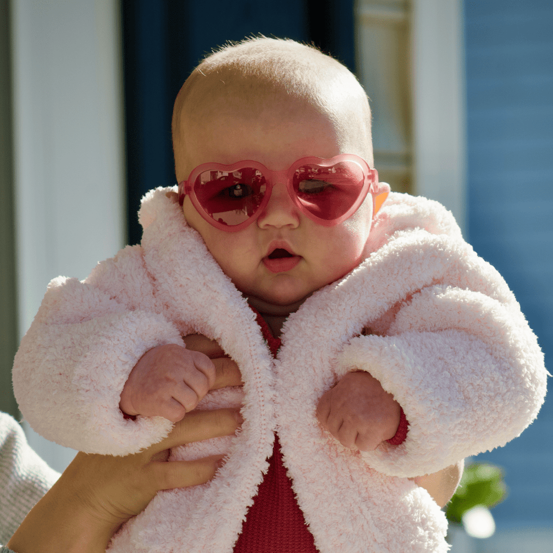 Fuchsia Haze Heart | Pink Transparent Lenses - Norani Baby