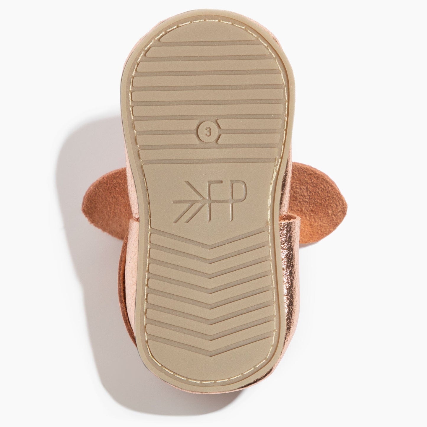 Rose Gold Knotted Bow Baby Shoe - Norani Baby