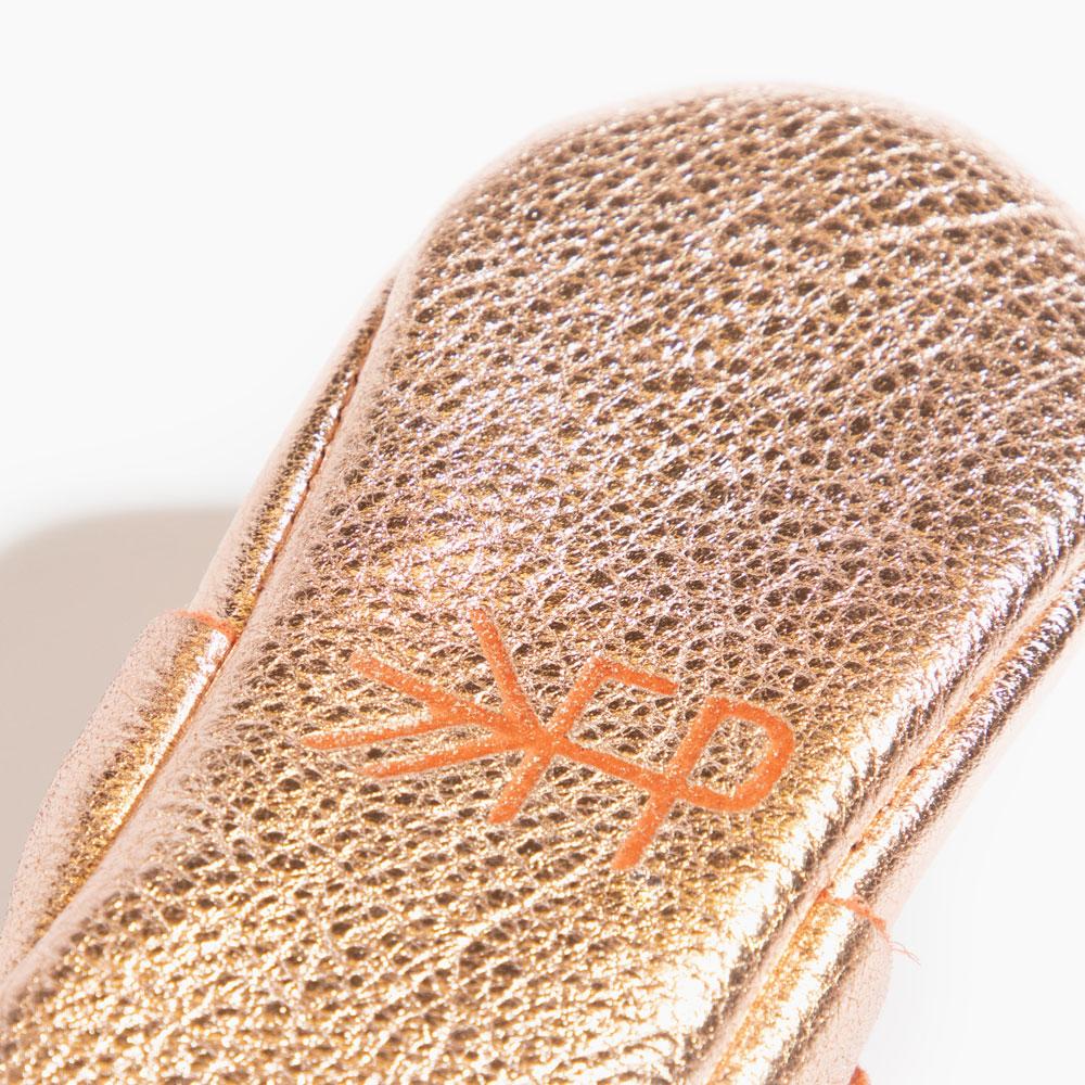Rose Gold Mary Jane Baby Shoe - Norani Baby