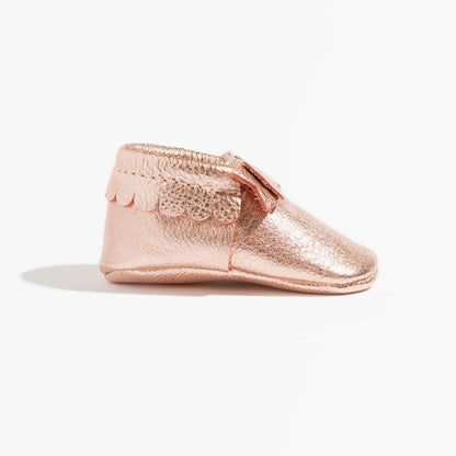 Rose Gold Bow Baby Shoe - Norani Baby
