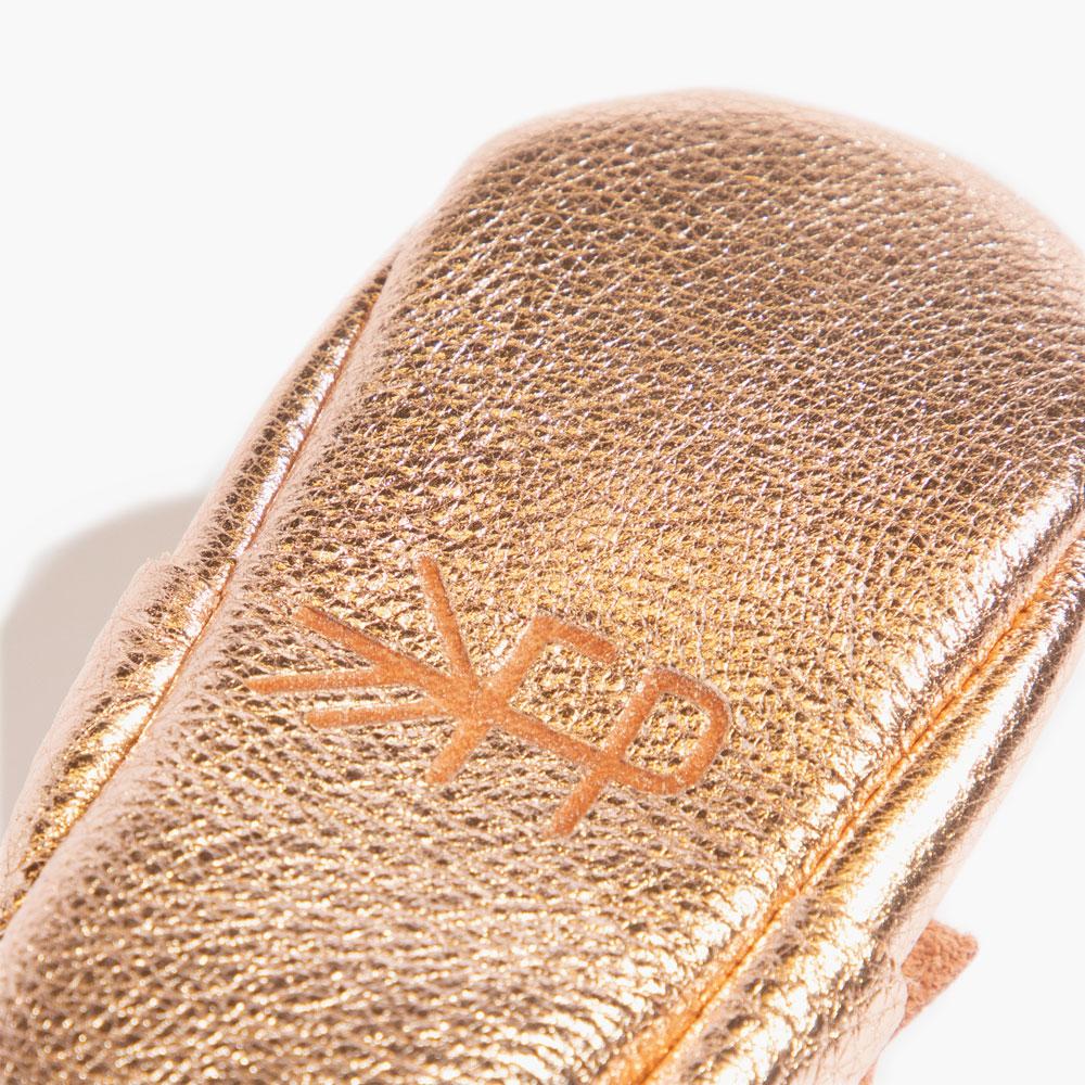 Rose Gold Bow Baby Shoe - Norani Baby