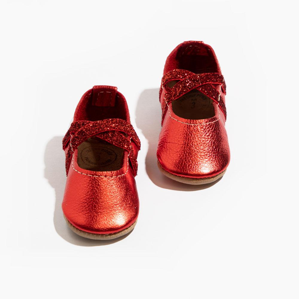 Ruby Ballet Slipper Baby Shoe - Norani Baby