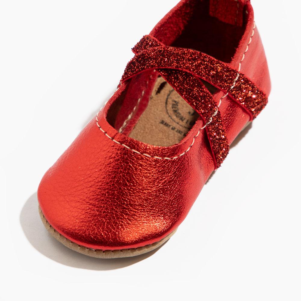 Ruby Ballet Slipper Baby Shoe - Norani Baby