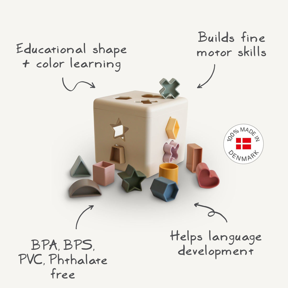 Shape Sorting Box - Norani Baby