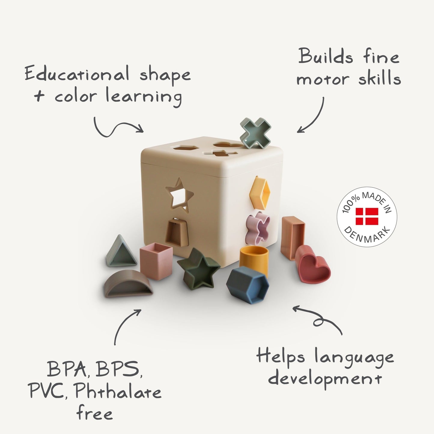Shape Sorting Box - Norani Baby