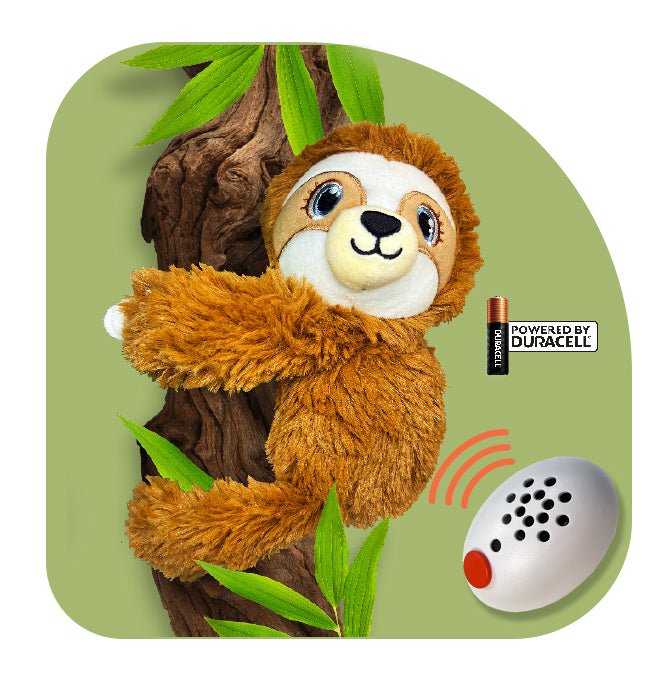 Baby Shusher Sloth Plush Sound Machine + 2 Shushie Pacifiers Bundle - Norani Baby