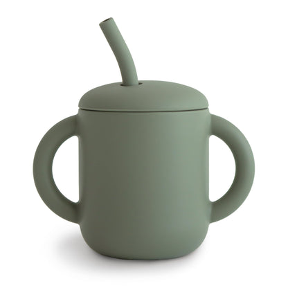 Silicone Training Cup + Straw - Norani Baby