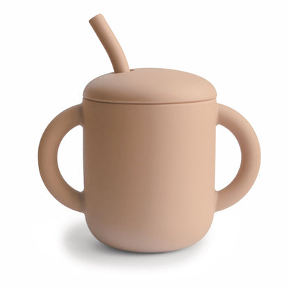 Silicone Training Cup + Straw - Norani Baby