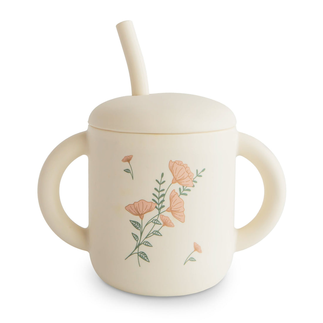 Silicone Training Cup + Straw - Norani Baby