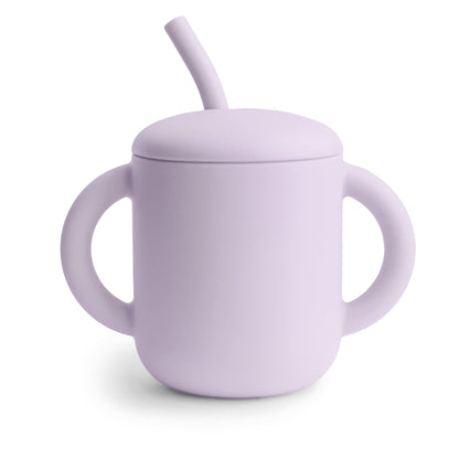 Silicone Training Cup + Straw - Norani Baby