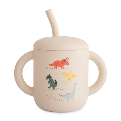 Silicone Training Cup + Straw - Norani Baby