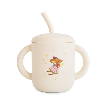 Silicone Training Cup + Straw - Norani Baby