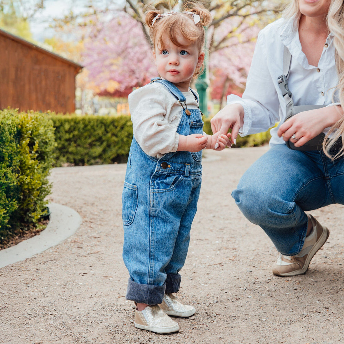 Platinum Slip On Baby Shoe - Norani Baby
