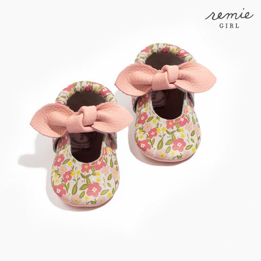 Spring Bouquet Knotted Bow Baby Shoe - Norani Baby