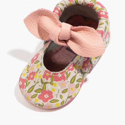Spring Bouquet Knotted Bow Baby Shoe - Norani Baby