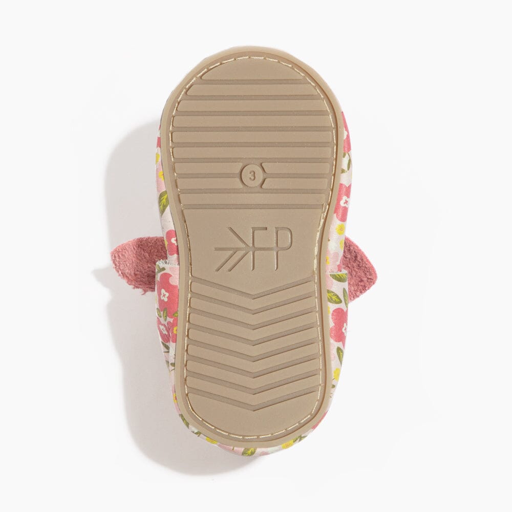 Spring Bouquet Knotted Bow Baby Shoe - Norani Baby