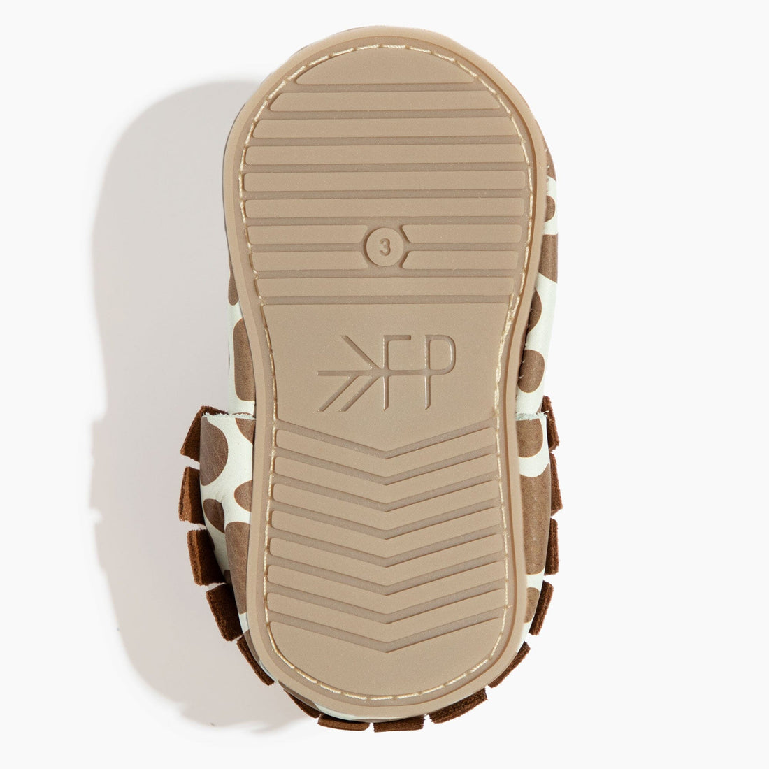 Suede Cow Print Moccasin Baby Shoe - Norani Baby