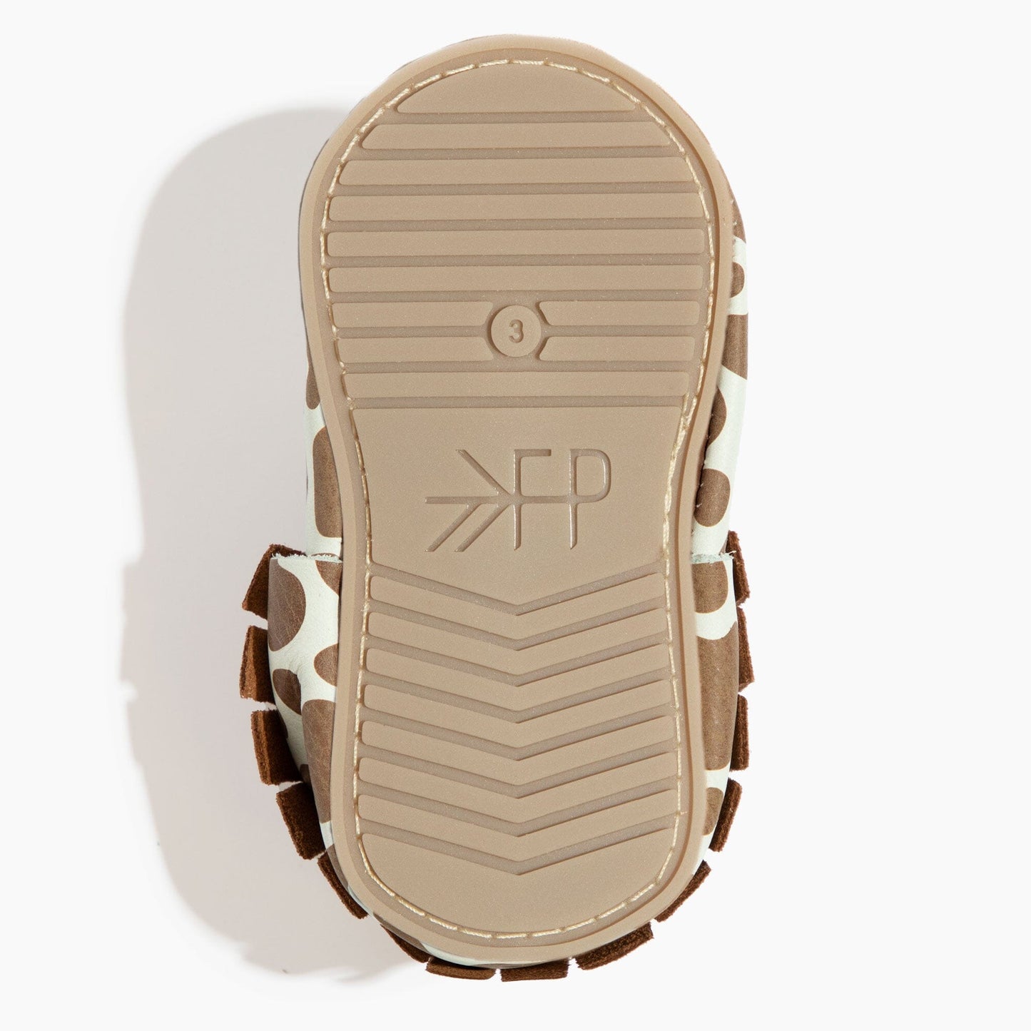 Suede Cow Print Moccasin Baby Shoe - Norani Baby