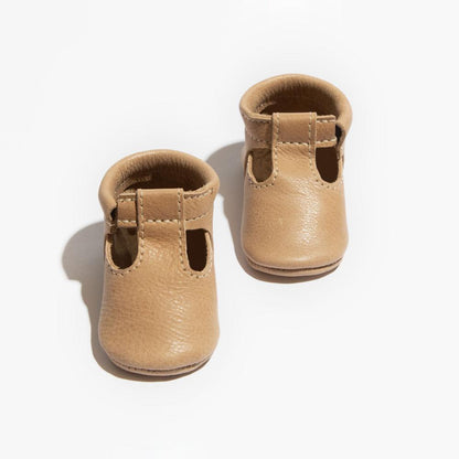 Weathered Brown T - Bar Baby Shoe - Norani Baby