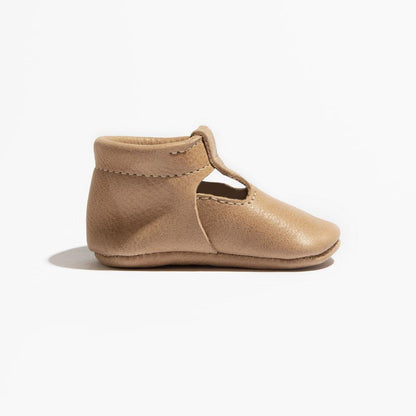 Weathered Brown T - Bar Baby Shoe - Norani Baby