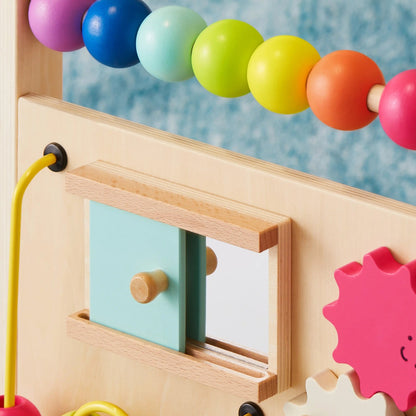 Tiny Land® Premium Natural Wooden Activity Walker - Norani Baby
