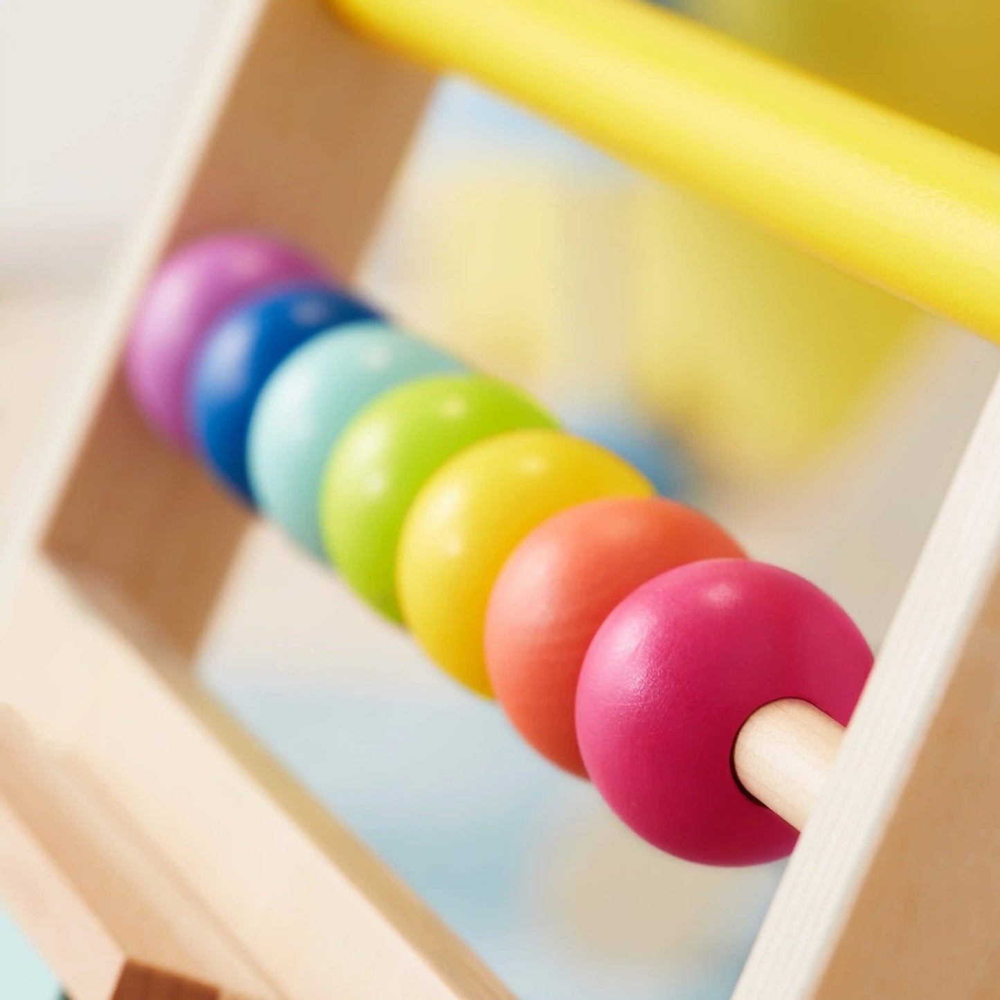 Tiny Land® Premium Natural Wooden Activity Walker - Norani Baby