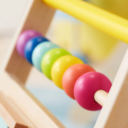 Tiny Land® Premium Natural Wooden Activity Walker - Norani Baby