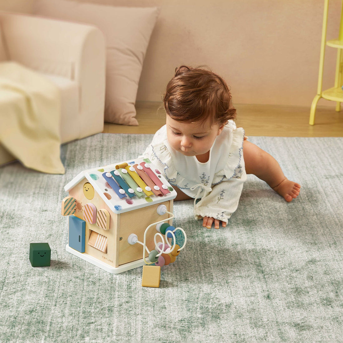 Tiny Land® Cottage Activity Cube - Morandi - Norani Baby