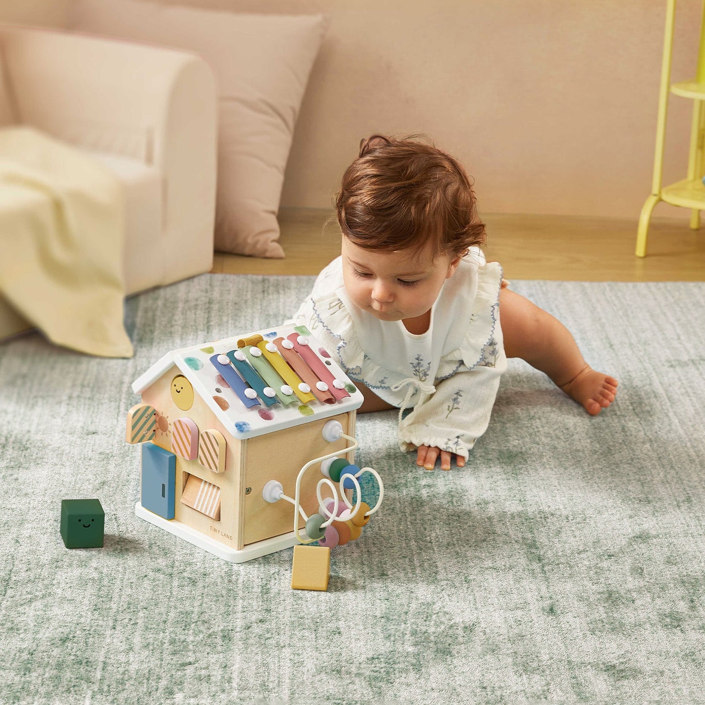 Tiny Land® Cottage Activity Cube - Morandi - Norani Baby
