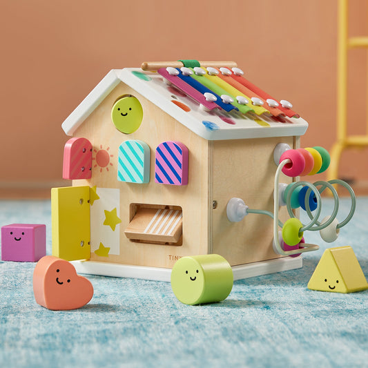 Tiny Land® Cottage Activity Cube - Rainbow - Norani Baby