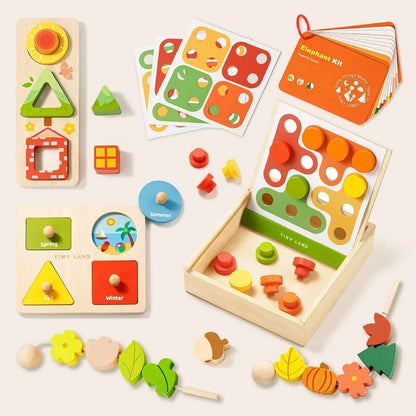 Tiny Land® Montessori Toys for Toddlers (18–24 Months) – Montessori Toys for 2 Year Olds