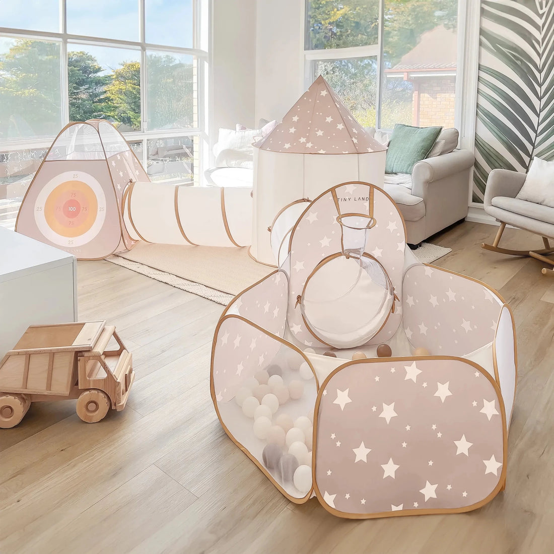 Tiny Land® Discovery 5 - in - 1 Play Tunnel With no Balls - Norani Baby