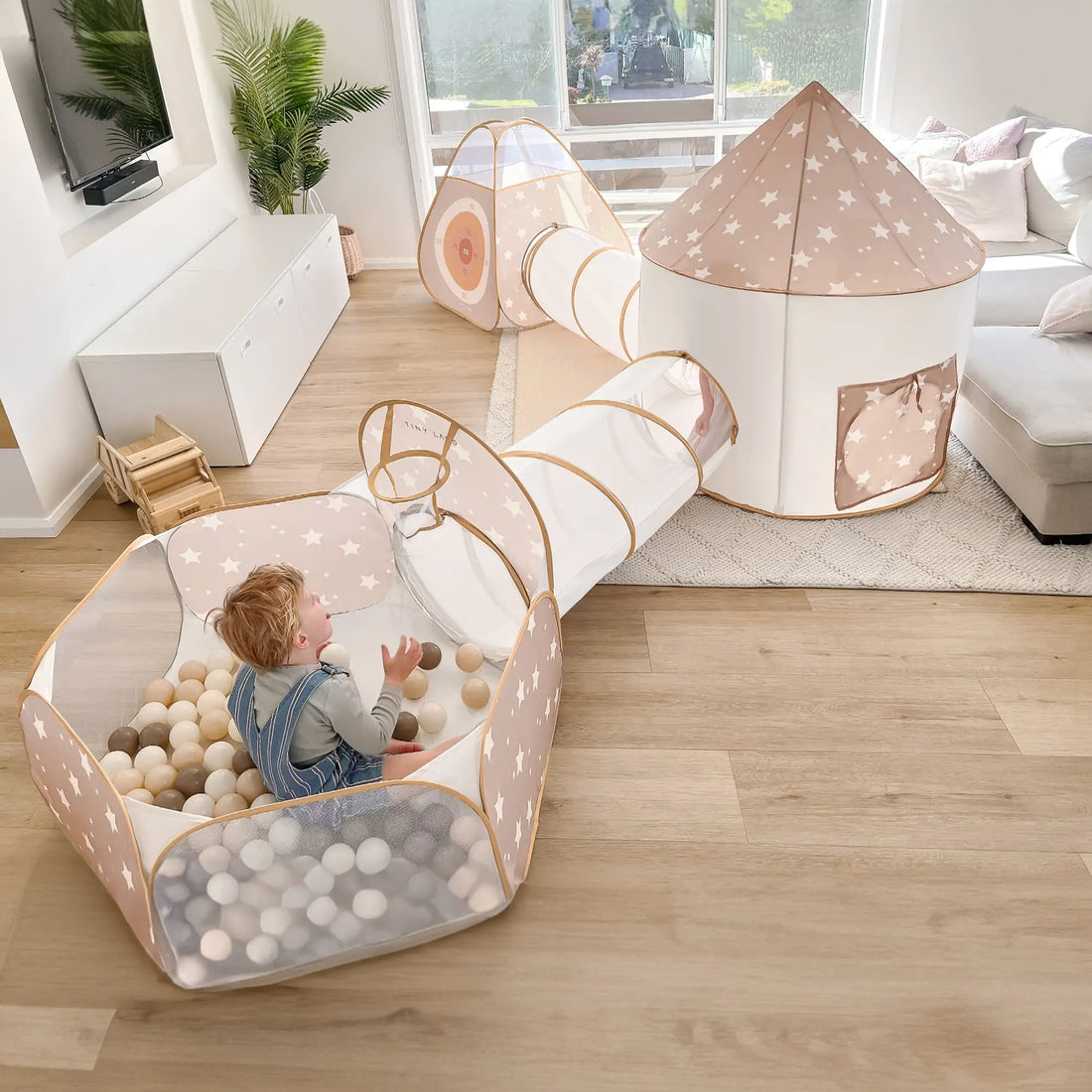 Tiny Land® Discovery 5 - in - 1 Play Tunnel With no Balls - Norani Baby