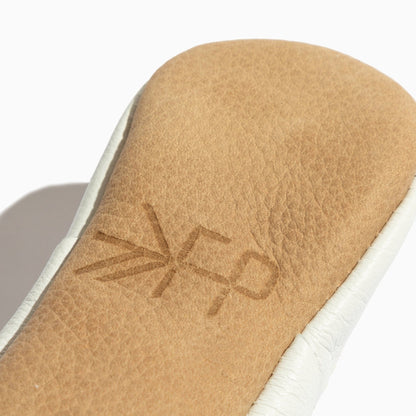 Toasted Bright White T - Bar Baby Shoe - Norani Baby