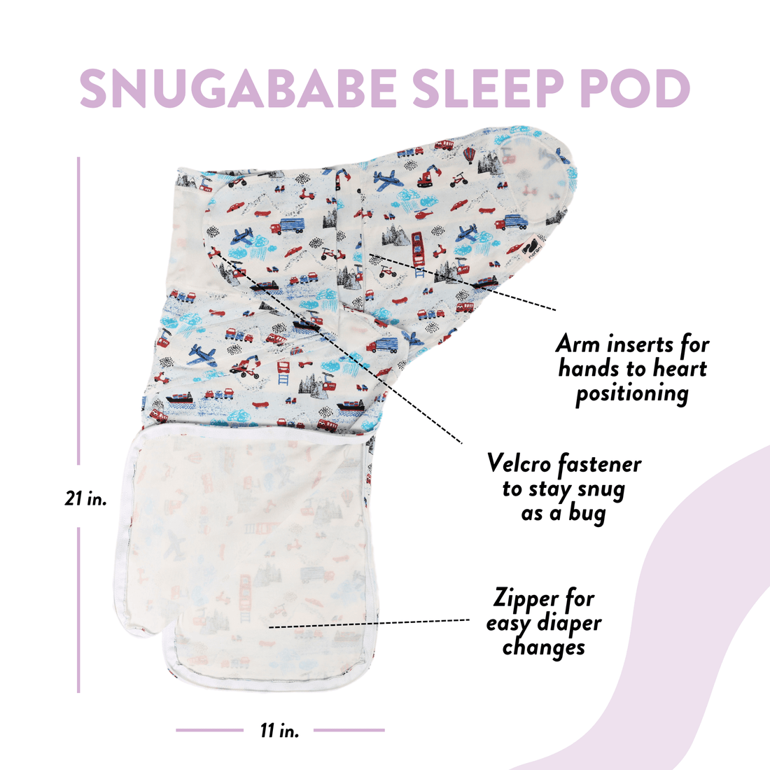 Norani Baby Snugababe Swaddle™ Sleep Pod - Transportation