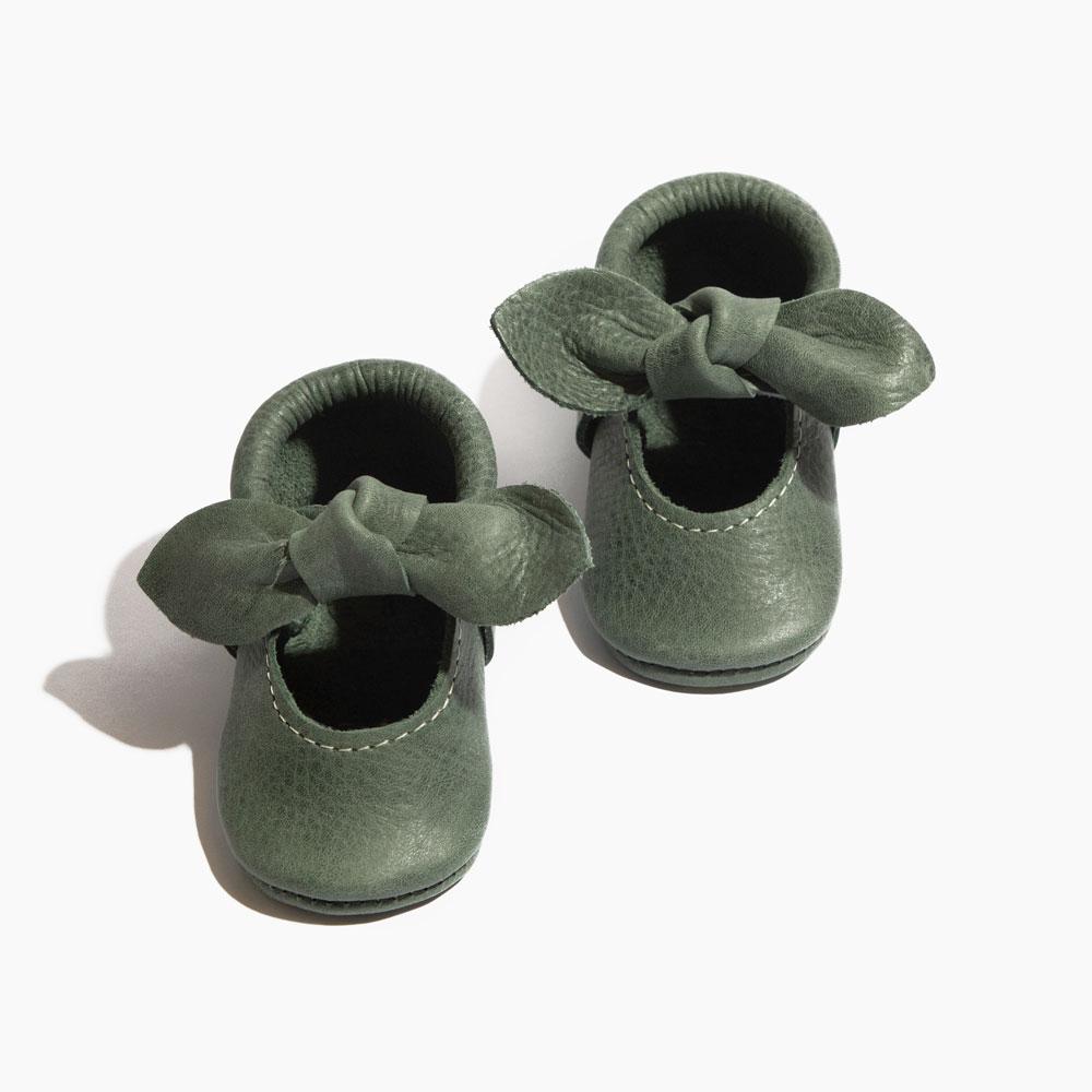 Uinta Knotted Bow Baby Shoe - Norani Baby
