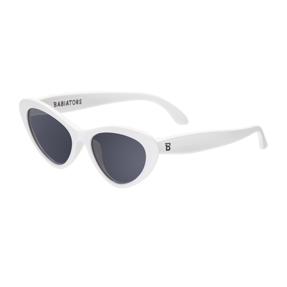 Wicked White Cat-Eye I Smoke Lenses