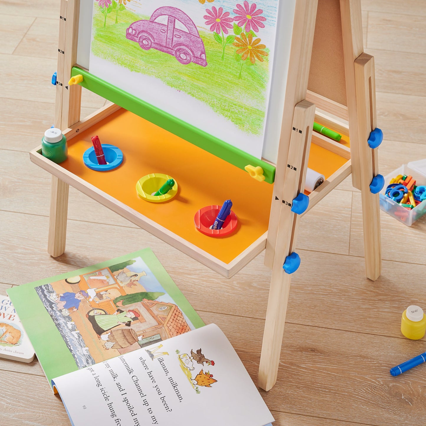Tiny Land® 3 - in - 1 Art Easel for Kids - Norani Baby