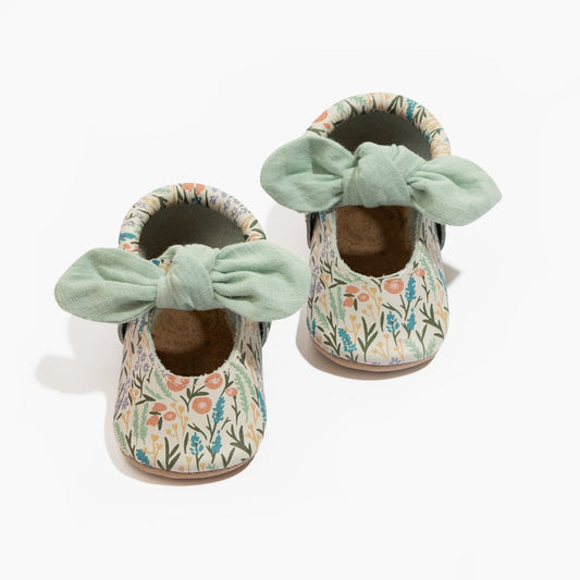 Wallflower Knotted Bow Mocc - Norani Baby