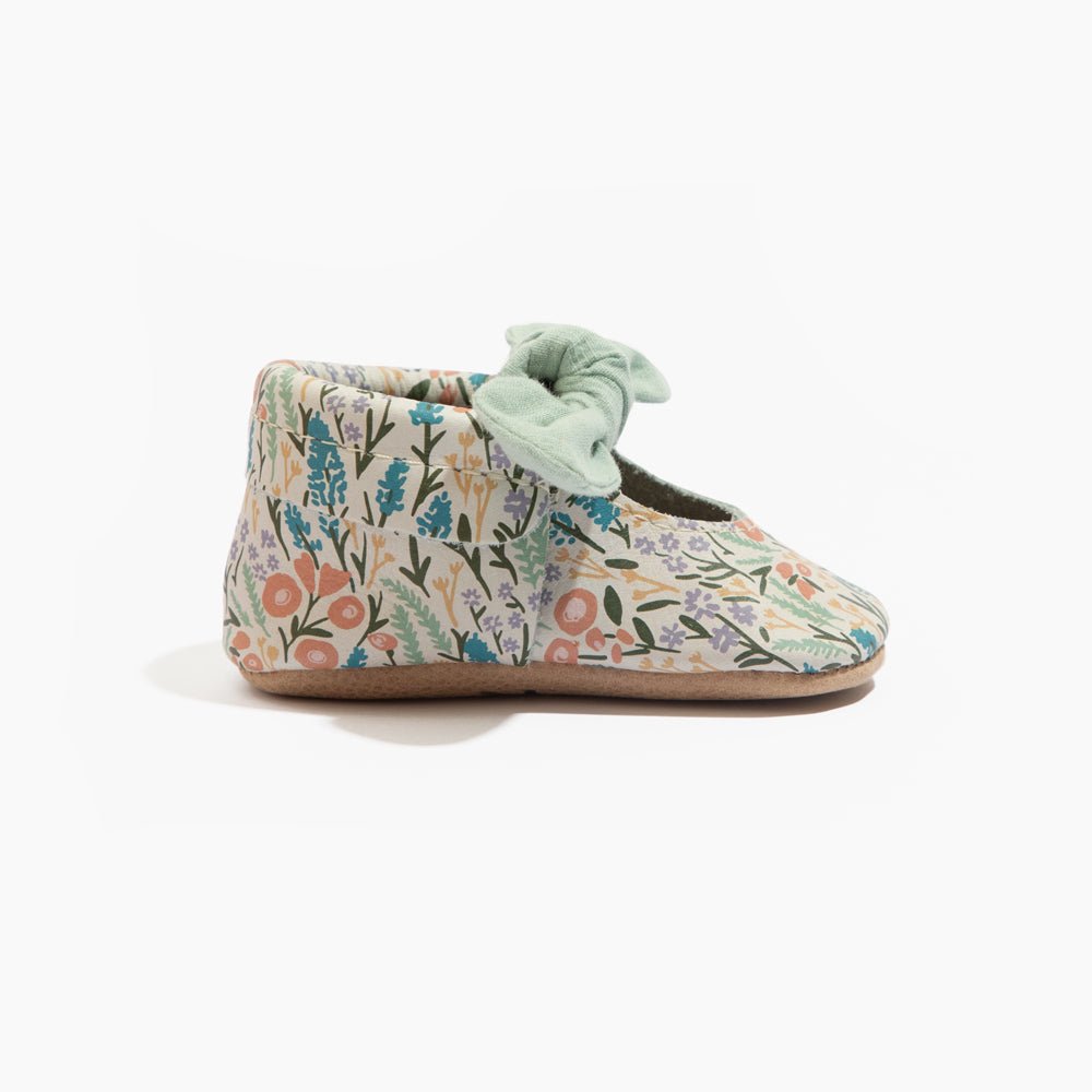 Wallflower Knotted Bow Mocc - Norani Baby