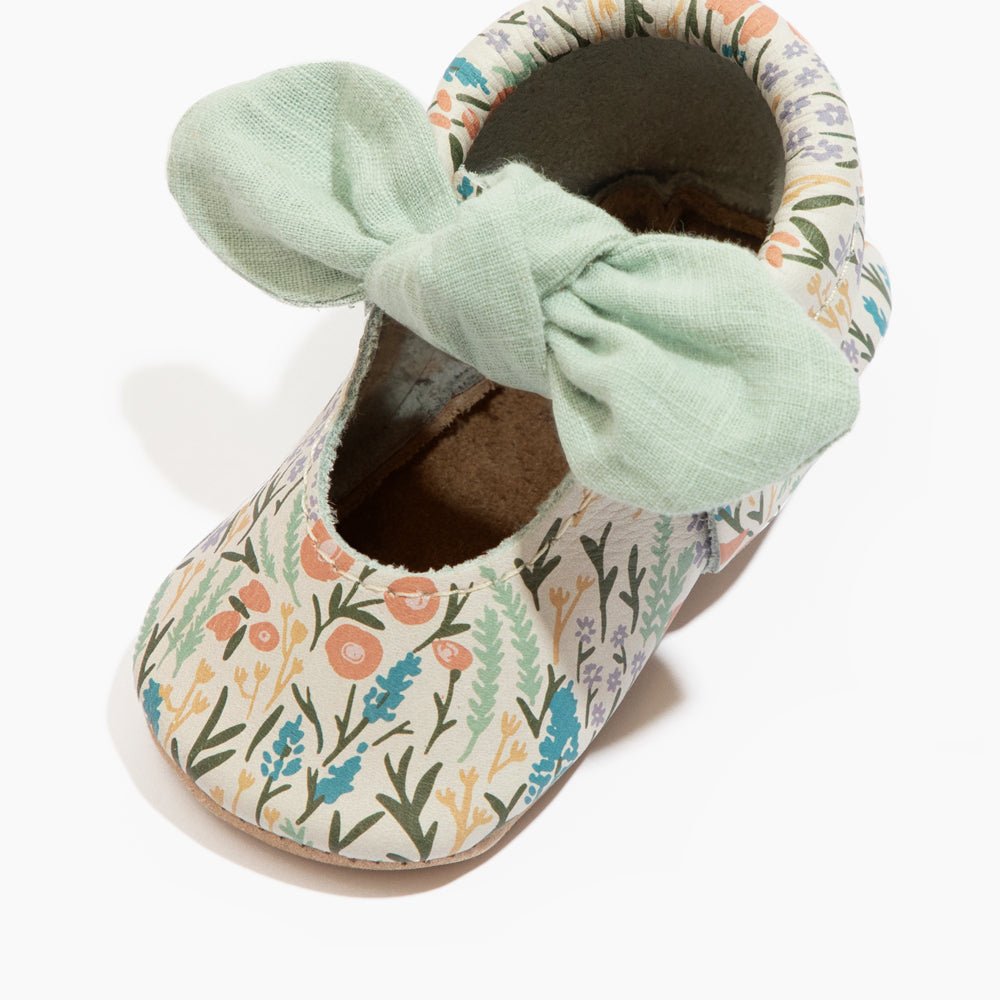 Wallflower Knotted Bow Mocc - Norani Baby