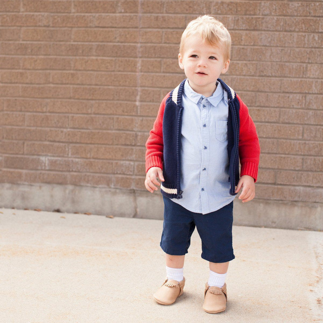 Weathered Brown City Baby Shoe - Norani Baby