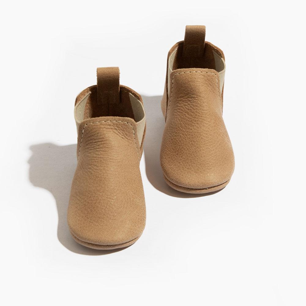 Weathered Brown Chelsea Boot Baby Shoe - Norani Baby