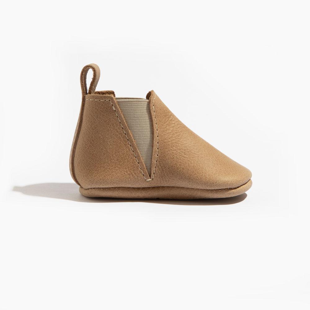 Weathered Brown Chelsea Boot Baby Shoe - Norani Baby
