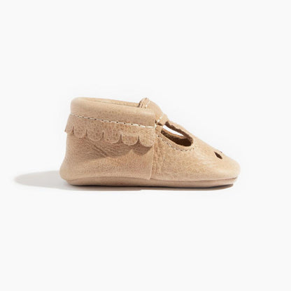 Weathered Brown Mary Jane Baby Shoe - Norani Baby