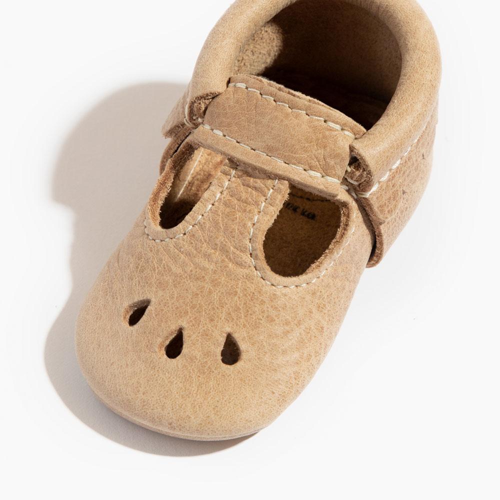 Weathered Brown Mary Jane Baby Shoe - Norani Baby